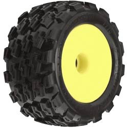 PRO111600 PROLINE Dirt Hawg Tire,M2:Mini-T 18T (2)