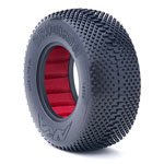 AKA13003VR Grid Iron Short Course Tires wRed Insert Super Soft 2