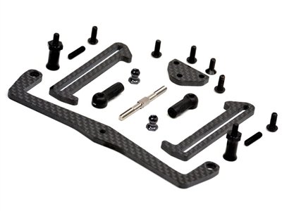 EXO1735 Exotek Xray XB2 LiPo Cups & Plate Set w/ TI Turnbuckle