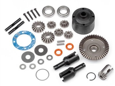HBS112782 Hot Bodies Front Gear Differential Set (Plus Pinion) D413