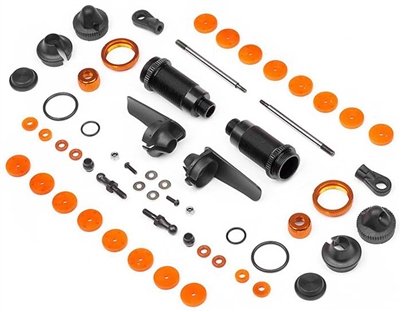 HBS112788 Hot Bodies Big Bore Front Shock Set 88mm D413 (2)
