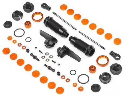 HBS112789 Hot Bodies Big Bore Rear Shock Set 100mm D413 (2)