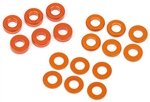 HBS112797 Washer Set 3x6mm .5mm/1mm/2mm Orange D413 (6)