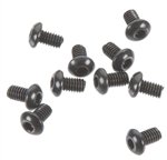 HPI100864 Button Head Screw M2.5x4mm Hex Socket (10)