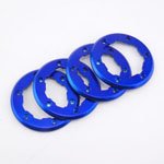 LOSB1498 Wheels Rings Blue 8 MRC