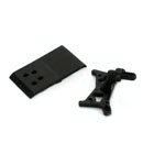 LOSB1508 Front Shock TowerSkid Plate Bumper Micro DT