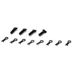 LOSB1706 Body Mounts  Body Clips McRC