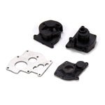 LOSB1710 Center Transmission Case and Motor Plate Set McRC