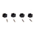 LOSB1723 Wheel Hex and Pin Set 4 McRC