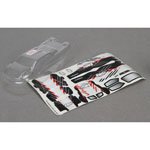 LOSB1777 Micro Truggy Body Set Clear