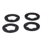 LOSB1952 Wheel Trim Rings Black Mini SCT
