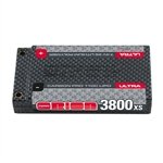 ORI14082 Team Orion Carbon Pro Ultra 18.5mm Shorty 110C 3800mAh 2S 7.4V XS Lipo Battery w/ 4mm Tubes