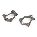 Team Losi Racing Front Spindle Carrier, 15 Deg, +2mm, Aluminum: SCTE