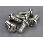 TRA2558 Screws 3x6mm roundhead machine 6