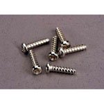 TRA2673 Screws 2.6x10mm roundhead self tapping 6