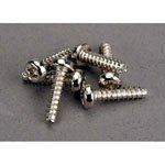 TRA2676 Screws 3x12mm roundhead self tapping 6